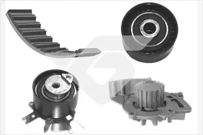 KH 225WP60 HUTCHINSON Водяной насос + комплект зубчатого ремня